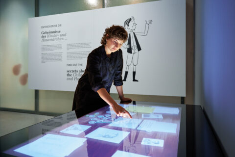 W | WEITERERZÄHLEN | Foto: Nicolas Wefers Neuer Medientisch in der Dauerausstellung