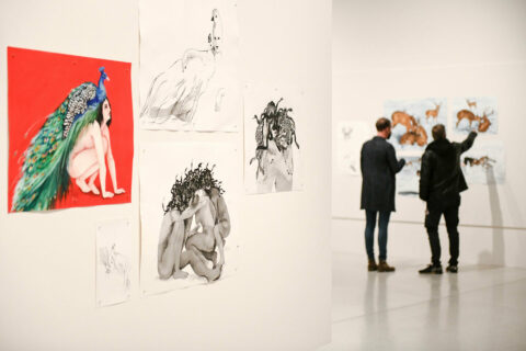 Sonderausstellung Necla Rüzgar | Blick in die Ausstellung | Foto: Nils Klinger Einblick in die Sonderausstellung.