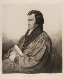 Wilhelm Grimm als Göttinger Professor | © Grimm Sammlung der Stadt Kassel Radierung von Wilhelm Grimm als Göttinger Professor