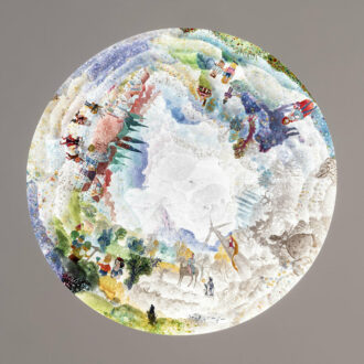 Alexej Tchernyi »Märchendichtung«, 2024 | Foto: Nicolas Wefers Diroama von Alexej Tchernyi