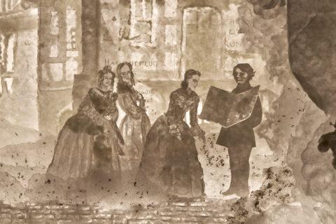 Detail | Dioramen von Alexej Tchernyi »Märchendichtung« | Foto: Nicolas Wefers Detail eines Dioramas