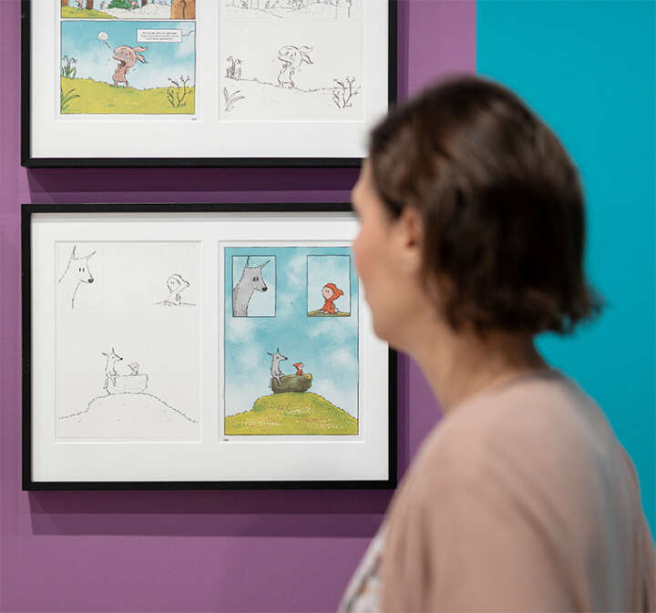 Ausstellung ICH, DAS TIER | Josephine Mark | © GRIMMWELT Kassel, Foto Nicolas Wefers