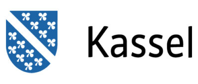 Stadt Kassel | Logo Bild zeigt das Logo der Stadt Kassel mit einem weiß-blauen Wappen