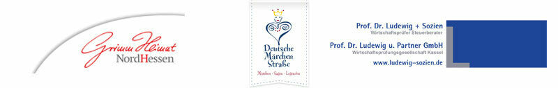 GRIMMWELT Kassel | Logos Partner Logos der GRIMMWELT-Partner Grimmheimat Nordhessen, Deutsche Märchenstraße und Prof. Dr. Ludewig und Partner GmbH