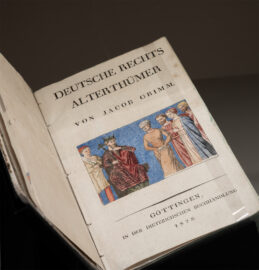 08 Rechtsalterthuemer AKTE RUMPELSTILZCHEN © GRIMMWELT Kassel | Foto: Nicolas Wefers 08 Rechtsalterthuemer AKTE RUMPELSTILZCHEN © GRIMMWELT Kassel | Foto: Nicolas Wefers