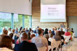 GRIMMWELT | 20 Jahre UNESCO Welterbe | Festakt Eröffnung des Festaktes zum 20. Jubiläum der Ernennung der Handexemplare der »Kinder- und Hausmärchen« der Brüder Grimm zum »Memory of the World« (Weltdokumentenerbe) in der GRIMMWELT Kassel am 17. Juni 2025