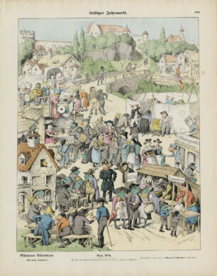 04 | L. Beebstein | Münchener Bilderbogen Nr. 970 | Lustiger Jahrmarkt ca. 1880