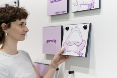 21 | Ausstellung ICH, DAS TIER | Quiz | © GRIMMWELT Kassel, Foto Nicolas Wefers