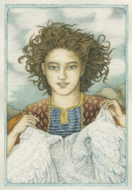 03 Helga Gebert Illustration Umtschegin und die Schwanenmaedchen c Helga Gebert 03 Helga Gebert Illustration Umtschegin und die Schwanenmaedchen c Helga Gebert