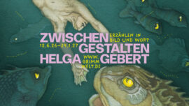 08 Plakat ZWISCHEN GESTALTEN Helga Gebert GRIMMWELT Kassel 2026 QF 08 Plakat ZWISCHEN GESTALTEN Helga Gebert GRIMMWELT Kassel 2026 QF