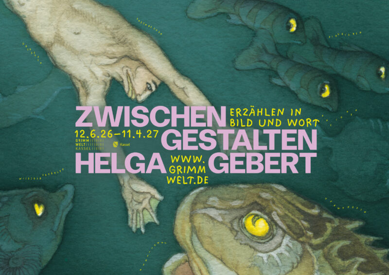 08 Plakat ZWISCHEN GESTALTEN Helga Gebert GRIMMWELT Kassel 2026 QF 08 Plakat ZWISCHEN GESTALTEN Helga Gebert GRIMMWELT Kassel 2026 QF
