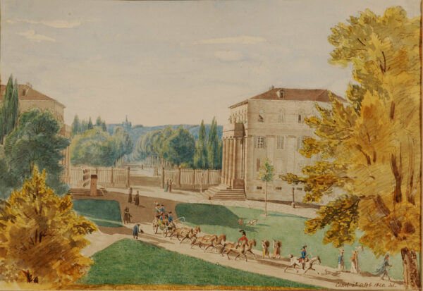 Ludwig Emil Grimm, Wilhelmshöher Tor, 1820 | Foto: © Kulturstiftung des Hauses Hessen, Museum Schloss Fasanerie, Eichenzell bei Fulda