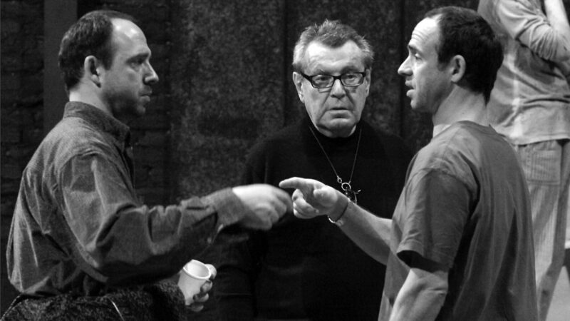 Petr Forman, Miloš Forman & Matěj Forman bei den Proben für die Jazz Oper Ein lukrativer Spaziergang, Prag 2007 Petr Forman, Miloš Forman & Matěj Forman bei den Proben für die Jazz Oper Ein lukrativer Spaziergang, Prag 2007