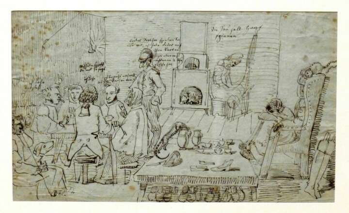 Karikatur | Alltagsszenen einer Gesellschaft | Illustration: Ludwig Emil Grimm