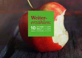 10 Jahre GRIMMWELT Kassel | Motiv Apfel Angebissener Apfel