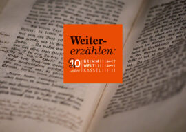 20 Jahre UNESCO Weltdokumentenerbe | GRIMMWELT Kassel | Foto: Sascha Mannel Aufgeschlagenes Buch der Handexemplare der Brüder Grimm