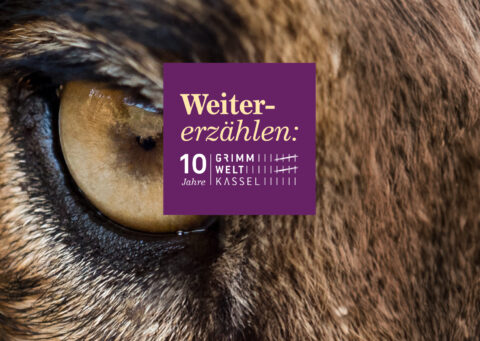10 Jahre GRIMMWELT Kassel | Motiv Wolf Wolfsauge